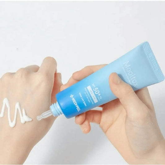 Medi-Peel Aqua Mooltox Water-Fit Sun Serum veido serumas su SPF50