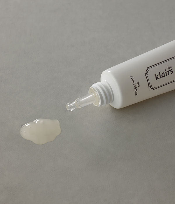 Klairs Fundamental Eye Awakening Gel gelis paakiams su kofeinu. Korėjietiška kosmetika