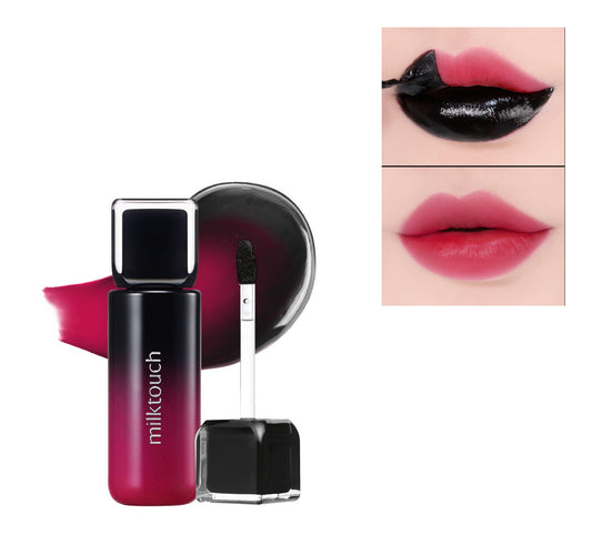 Milk Touch Black Peel Off Lip Tattoo 01 Black Cherry ilgai išliekantis lūpų tintas