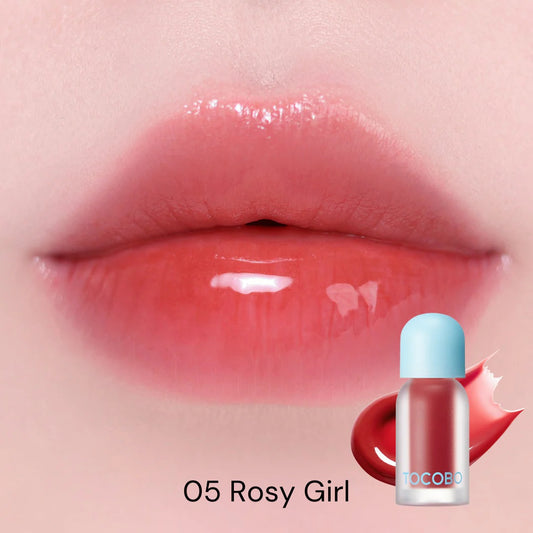 TOCOBO Juicy Berry Plumping Lip Oil blizgus lūpų aliejus 05 Rosy Girl