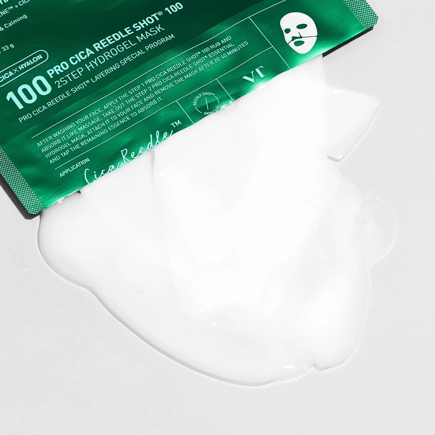VT Cosmetics Pro Cica Reedle Shot 100 2 Step Hydrogel Mask. Korėjietiška kosmetika