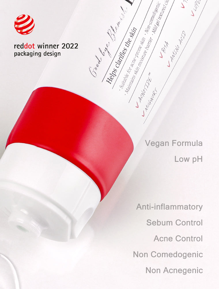 Mizon Good Bye Blemish Low pH Cleanser. Prausiklis probleminei odai. Koreamour