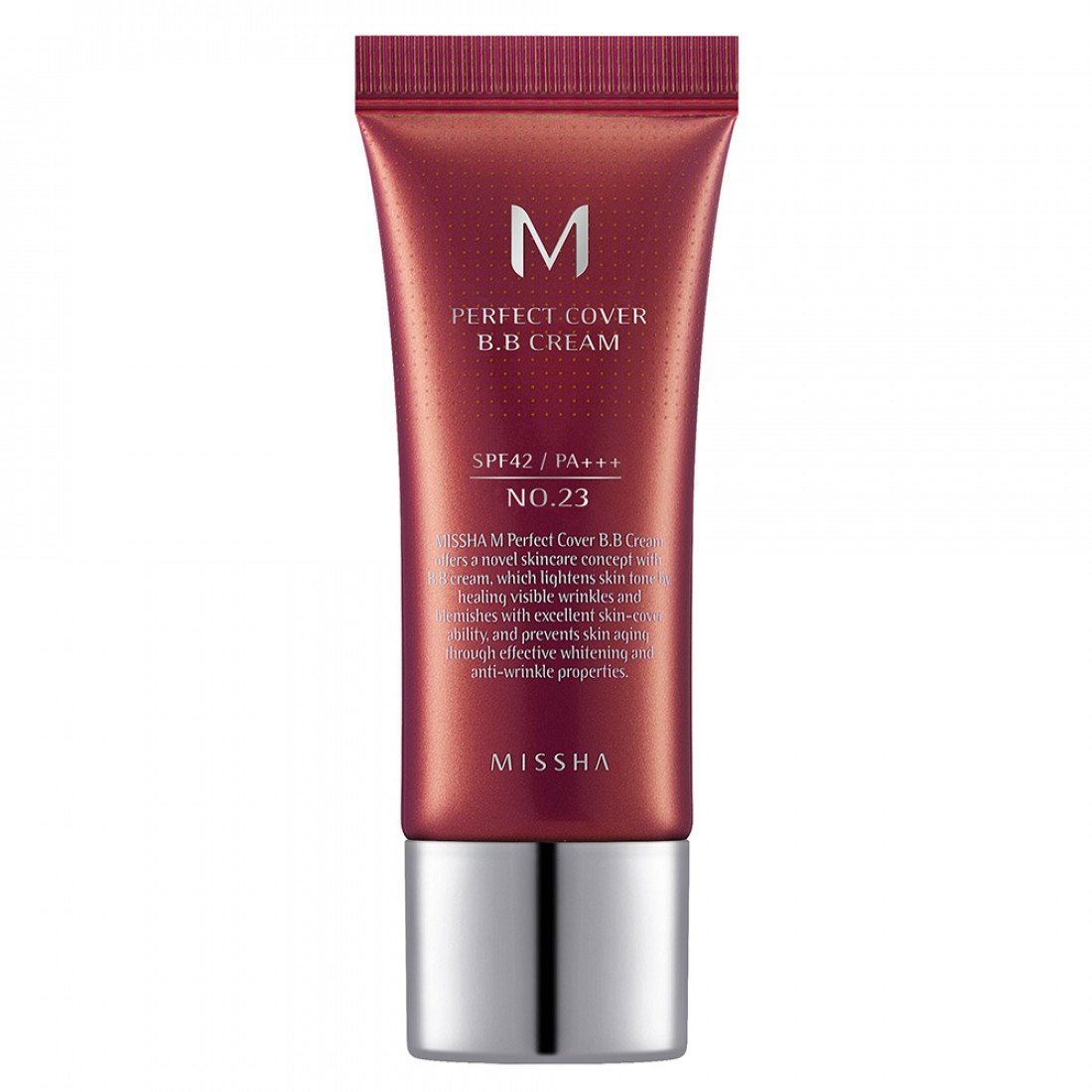 Missha M Perfect Cover BB kremas, 20ml  No 23 Natural Beige