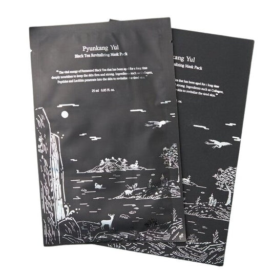 Pyunkang Yul Black Tea Revitalizing Mask Pack lakštinė kaukė, 25ml