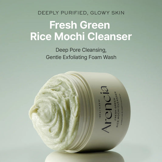 ARENCIA Fresh Green Rice Mochi Cleanser veido prausiklis