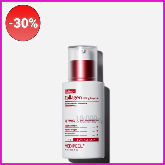 Medi-Peel retinol collagen lifting ampoule veido serumas su retinoliu. Korėjietiška kosmetika Koreamour