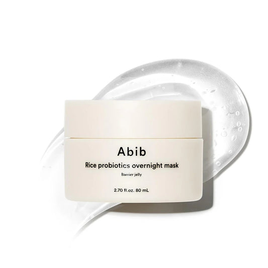 ABIB Rice Probiotics Overnight Mask Barrier Jelly naktinė veido kaukė. Korėjietiška kosmetika