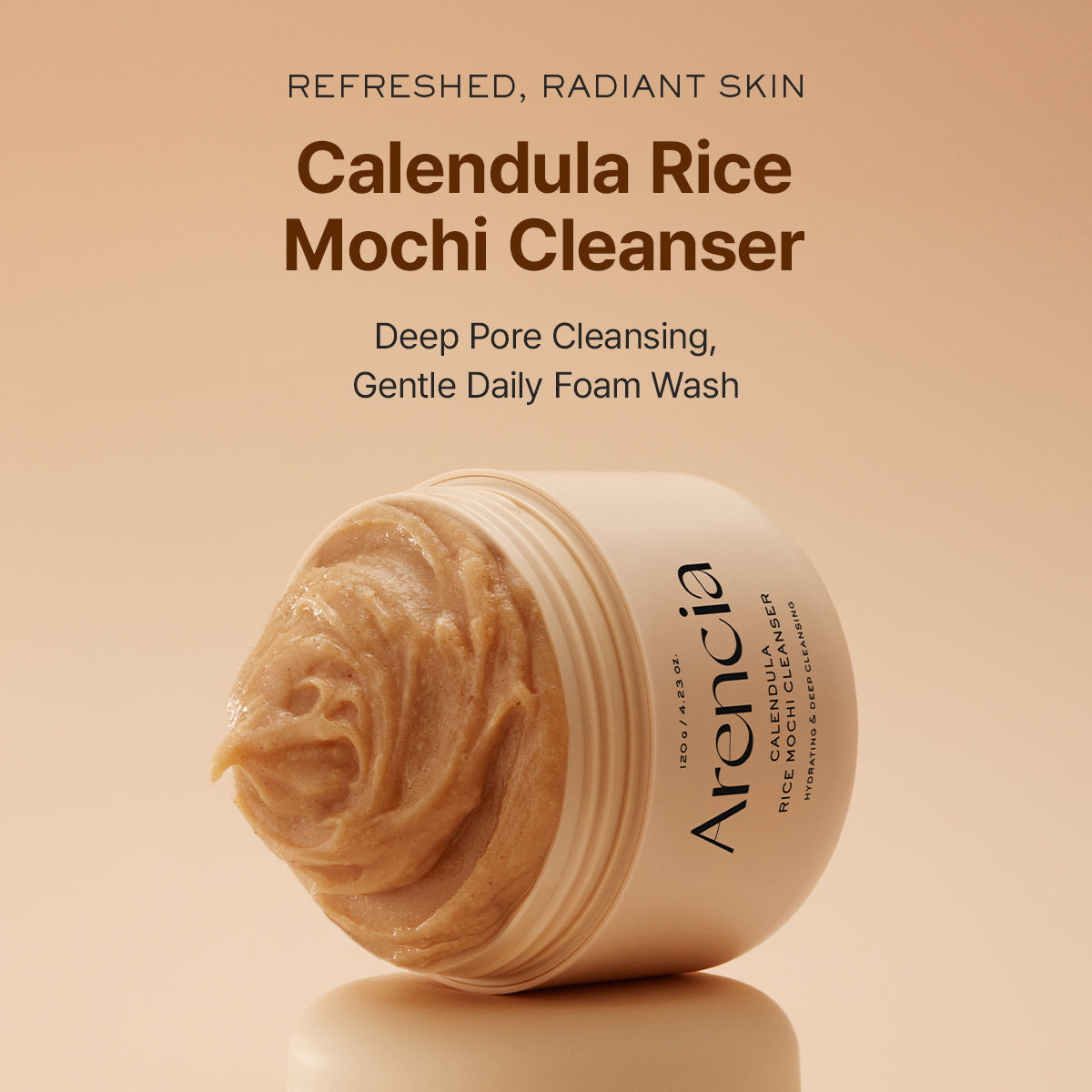 ARENCIA Calendula Rice Mochi Cleanser veido prausiklis