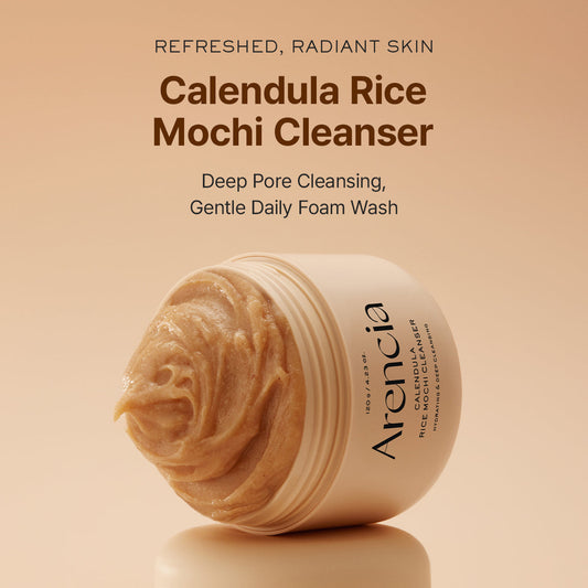 ARENCIA Calendula Rice Mochi Cleanser veido prausiklis