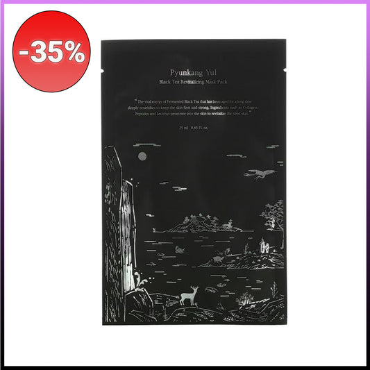 Pyunkang Yul Black Tea Revitalizing Mask Pack lakštinė kaukė, 25ml