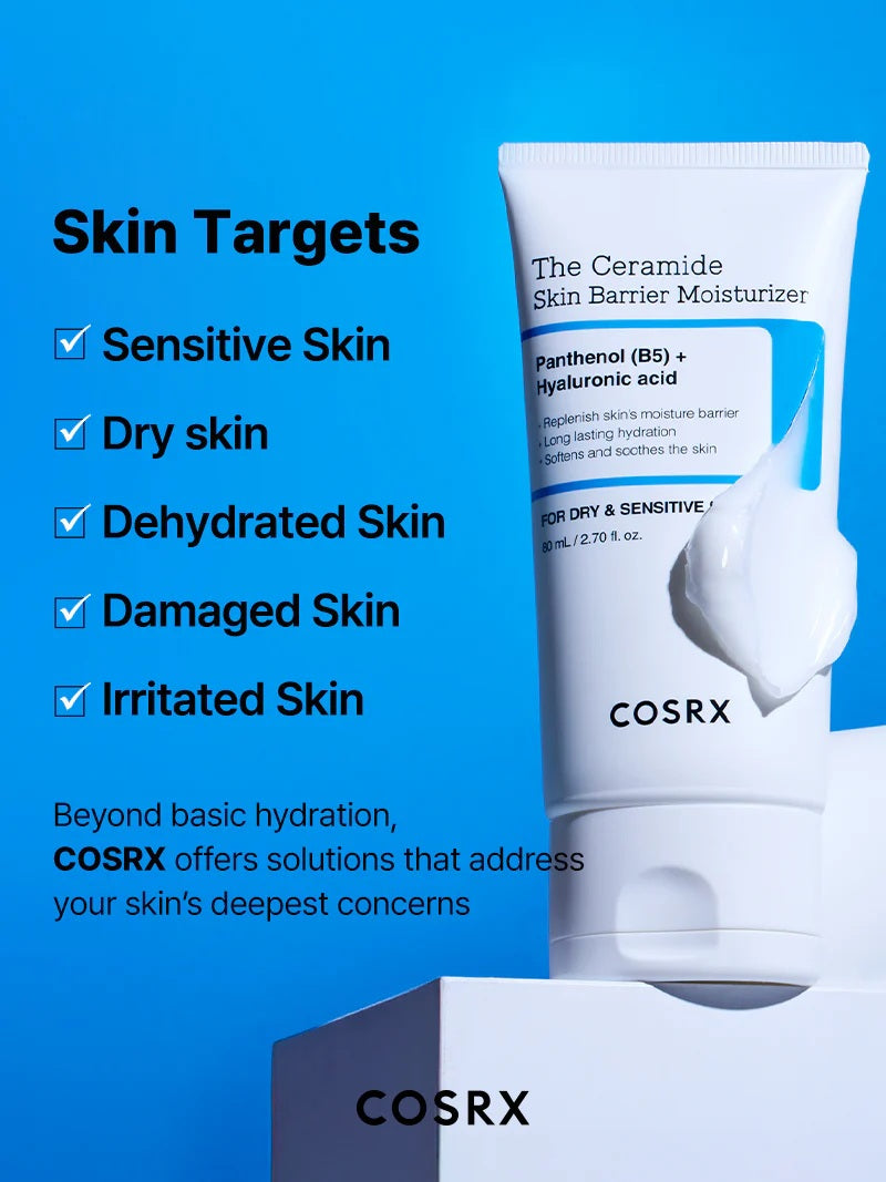 Cosrx The Ceramide Skin Barrier Moisturizer veido kremas. Korėjietiška kosmetika
