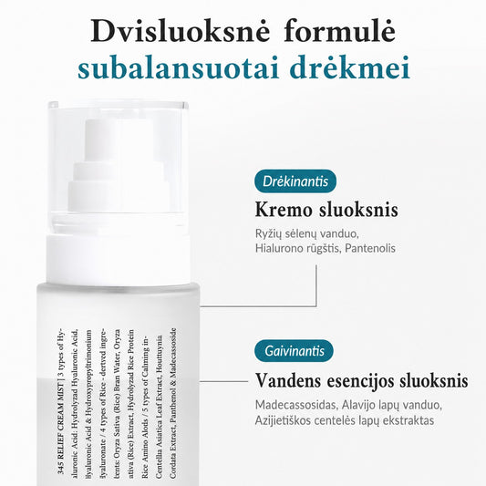 Dr. Althea 345 Relief Cream Mist – raminamasis veido dulksna-kremas
