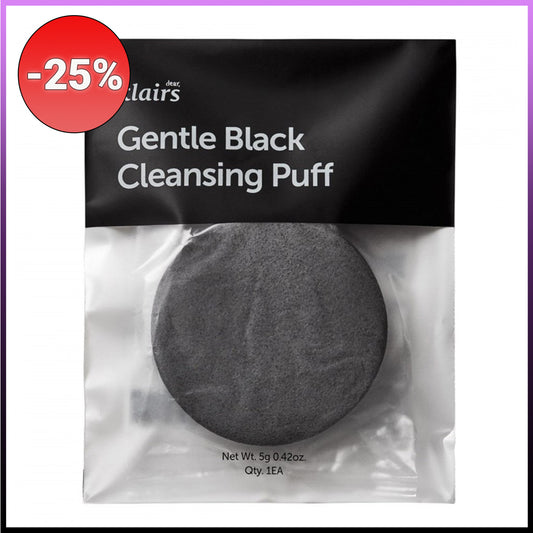 Klairs Gentle Black Cleansing Puff veido valymo kempinėlė