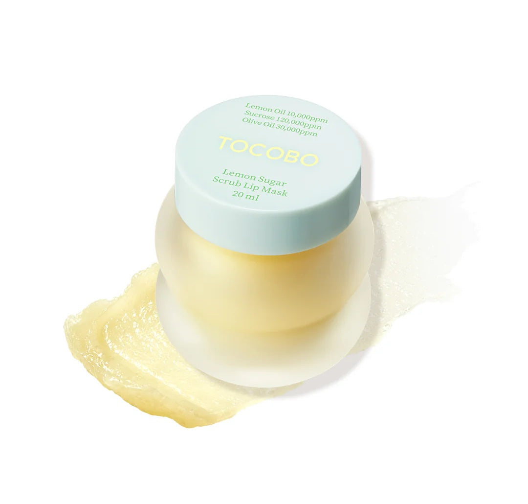 Tocobo Lemon Sugar Scrub Lip Mask lūpų šveičiamoji kaukė. Korėjietiška kosmetika