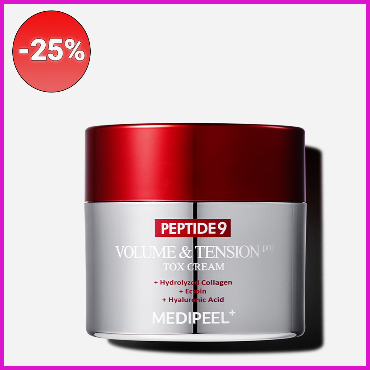 MEDI-PEEL Peptide 9 Volume And Tension Tox Cream veido cremas su peptidais. Korėjietiška kosmetika