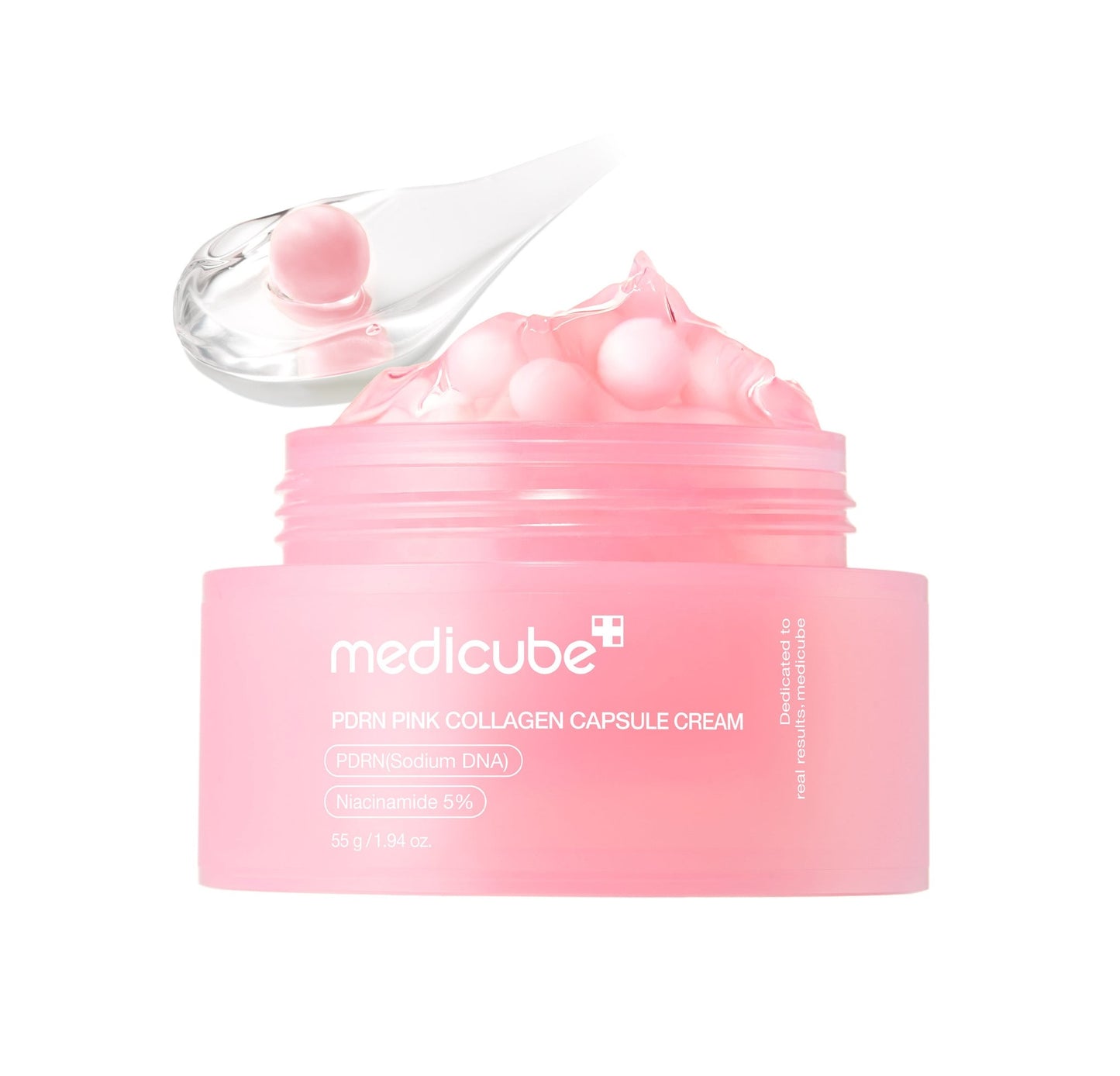 MEDICUBE PDRN Pink Collagen Capsule Cream veido kremas