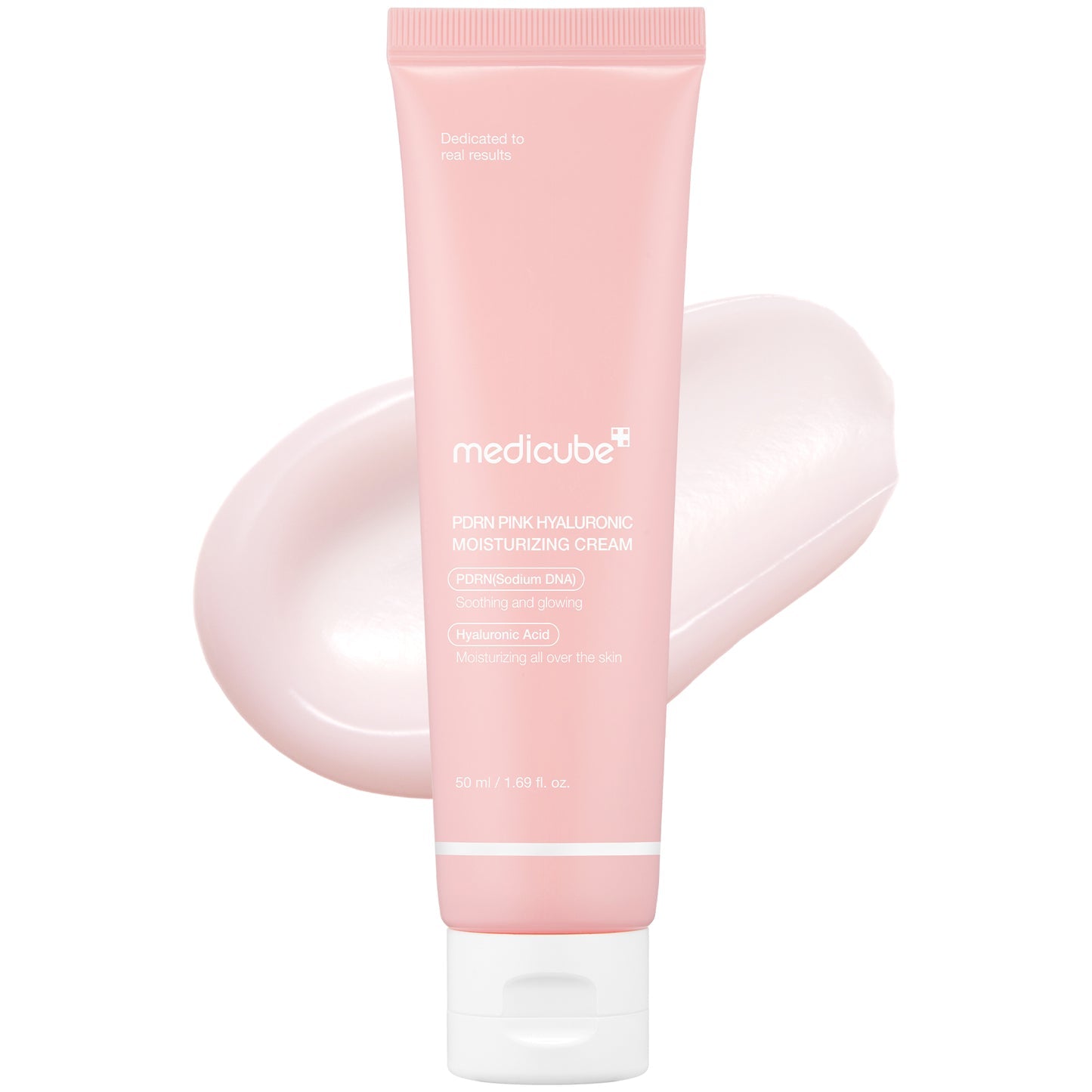 MEDICUBE PDRN Pink Hyaluronic Moisturizing Cream. Korėjietiška kosmetika