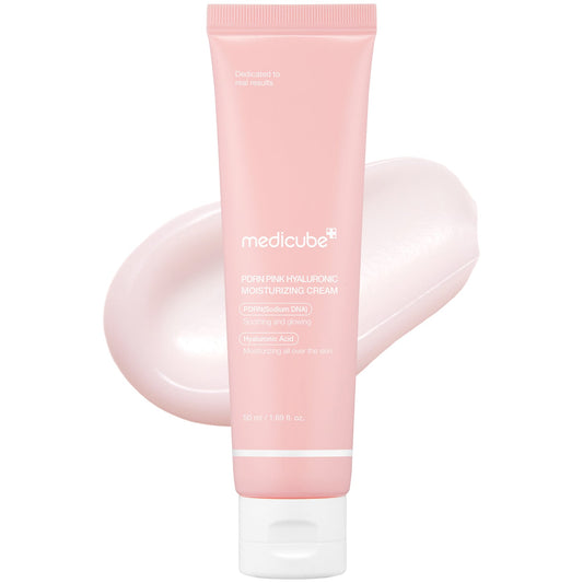 MEDICUBE PDRN Pink Hyaluronic Moisturizing Cream. Korėjietiška kosmetika
