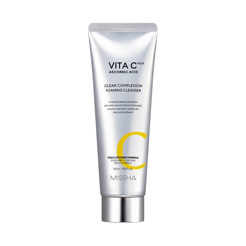 MISSHA Vita C Plus Clear Complexion Foaming Cleanser veido prausiklis. Korėjietiška kosmetika