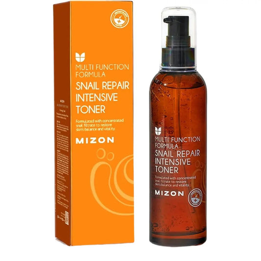 MIZON Snail Repair Intensive Toner
veido toneris su sraigių ekstraktu. Korėjietiška kosmetika