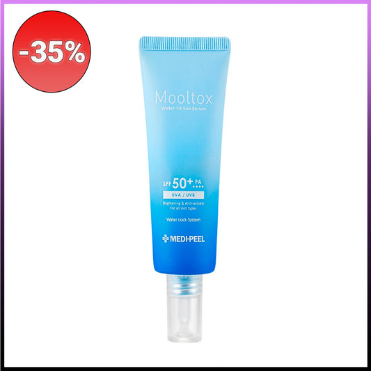 Medi-Peel Aqua Mooltox Water-Fit Sun Serum veido serumas su SPF50