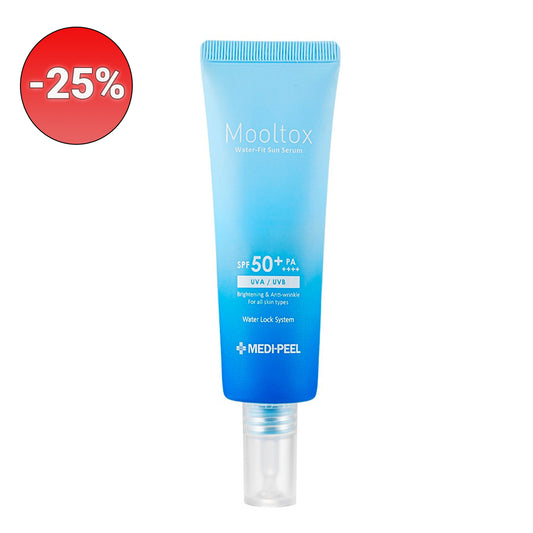 Medi-Peel Aqua Mooltox Water-Fit Sun Serum veido serumas su SPF50