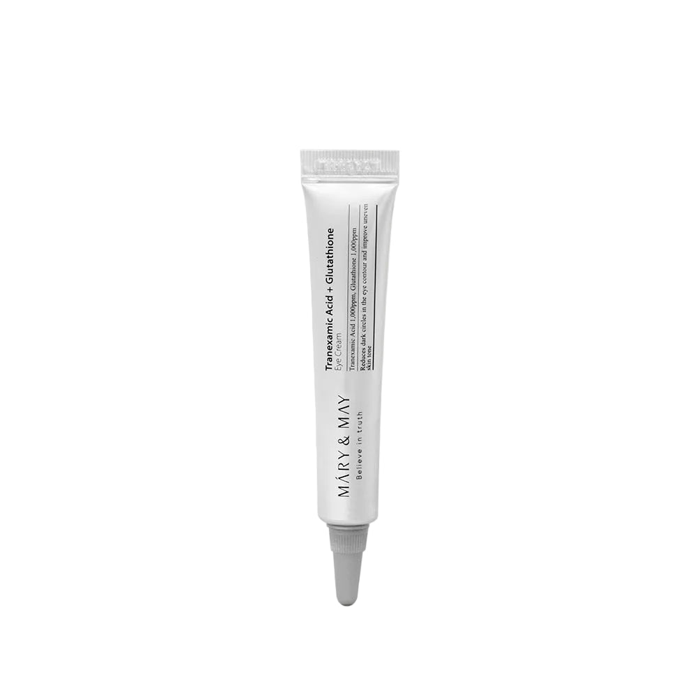MaryMay Tranexamic Acid Glutathione Eye Cream mažina tamsius ratilus