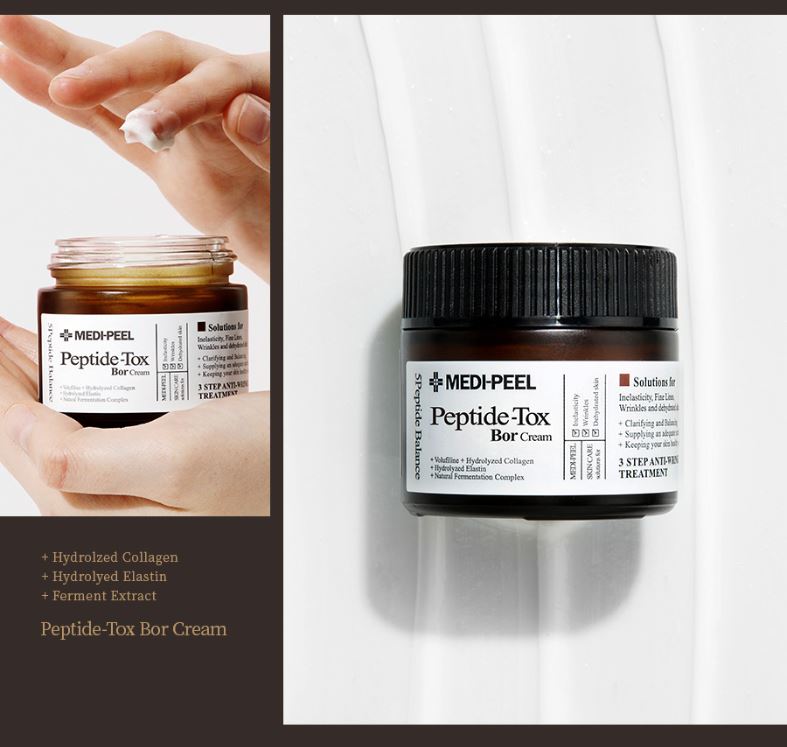Medi-Peel Peptide Tox Bor Cream veido kremas su peptidais, 50g