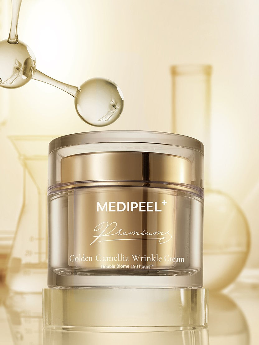 Medi-Peel Premium Golden Camellia Wrinkle Cream veido kremas nuo raukšlių