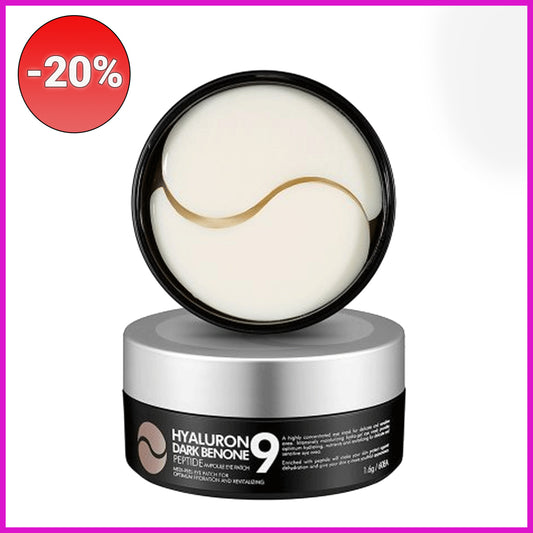 Medi-Peel Hyaluron Dark Benone Peptide 9 Ampoule Eye Patch. Paakiu pagalveles nuolaida. Korėjietiška kosmetika Koreamour