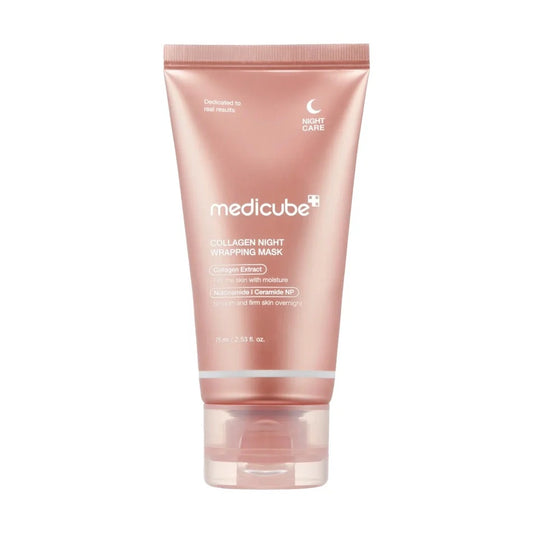 Medicube  Collagen Night Wrapping Mask  naktinė veido kaukė. Korėjietiška kosmetika