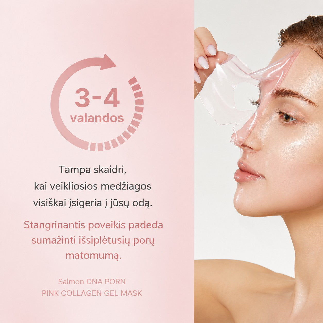 Medicube PDRN Pink Collagen Jelly Gel Mask. Korėjietiška kosmetika