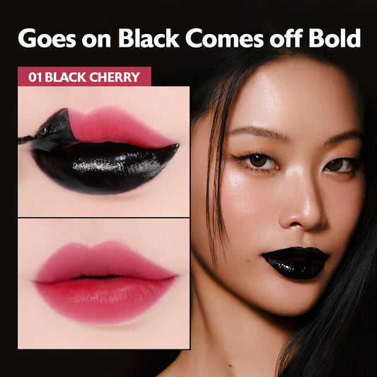 Milk Touch Black Peel Off Lip Tattoo 01 Black Cherry ilgai išliekantis lūpų tintas