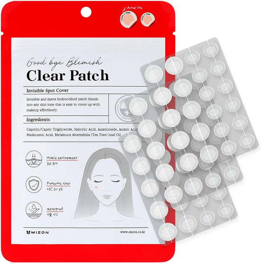 Mizon Good Bye Blemish Clear Patch pleistrai nuo spuogų, (44vnt)