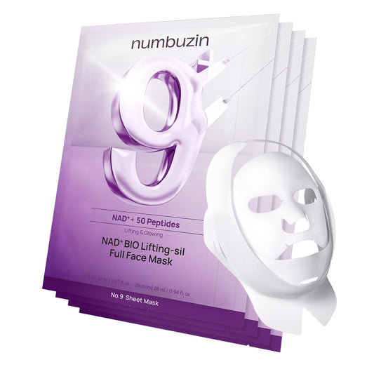 NUMBUZIN No.9 NAD+ BIO Lifting-sil Full Face Mask 4vnt