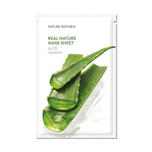 Nature Republic Real Nature Mask Sheet Aloe lakštinė veido kaukė
