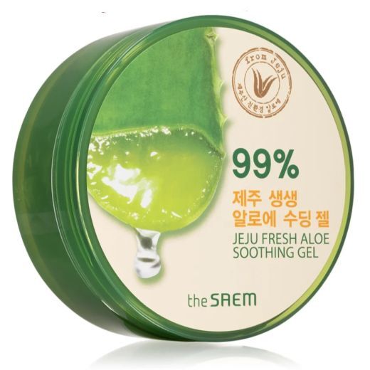 THE SAEM Jeju Fresh Aloe Soothing Gel 99% gelis su alavijo ekstraktu, 300ml