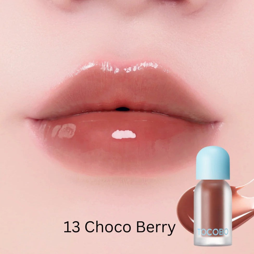 TOCOBO Juicy Berry Plumping Lip Oil  13 Choco Berry. Korėjietiška kosmetika