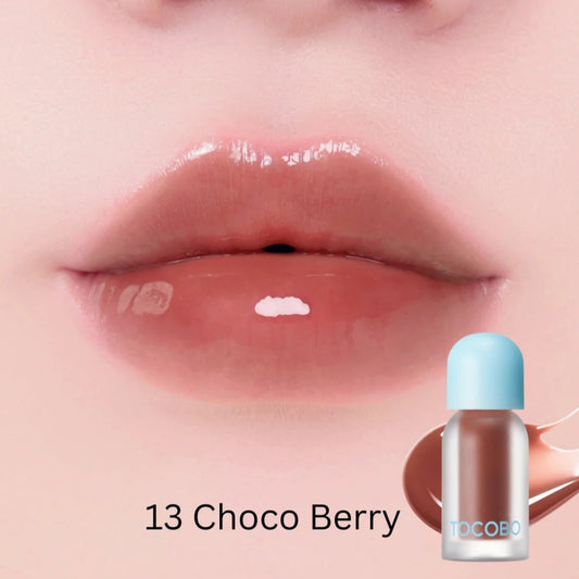 TOCOBO Juicy Berry Plumping Lip Oil  13 Choco Berry. Korėjietiška kosmetika