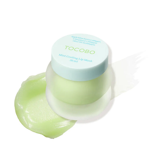 TOCOBO Mint Cooling Lip Mask lūpų kaukė. Korėjietiška kosmetika