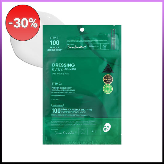 VT Cosmetics Pro Cica Reedle Shot 100 2 Step Hydrogel Mask