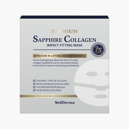 WellDerma Collagen Impact Fitting Mask veido kaukė su kolagenu