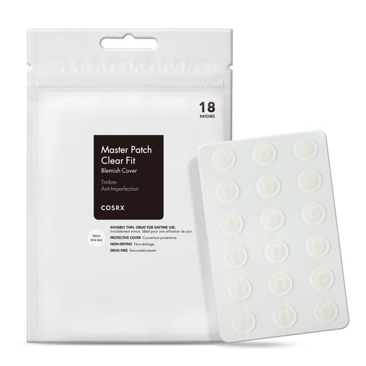 COSRX Clear Fit Master Patch pleistrai nuo spuogų, 18 vnt.