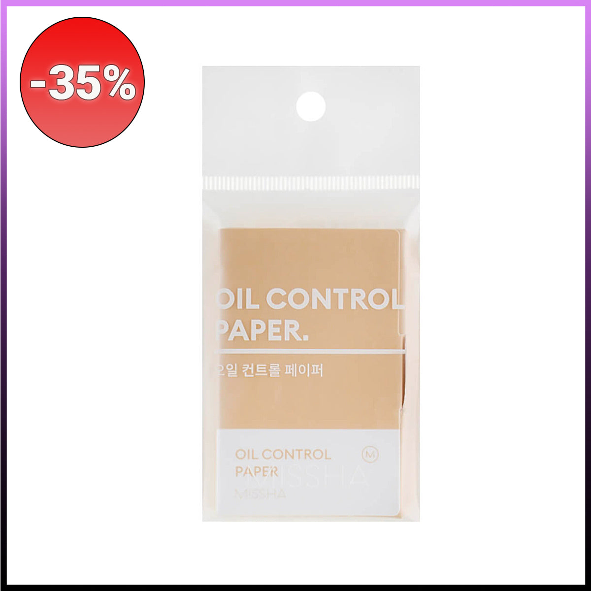 MISSHA Oil Control Paper sugeriamieji lapeliai riebiai odai