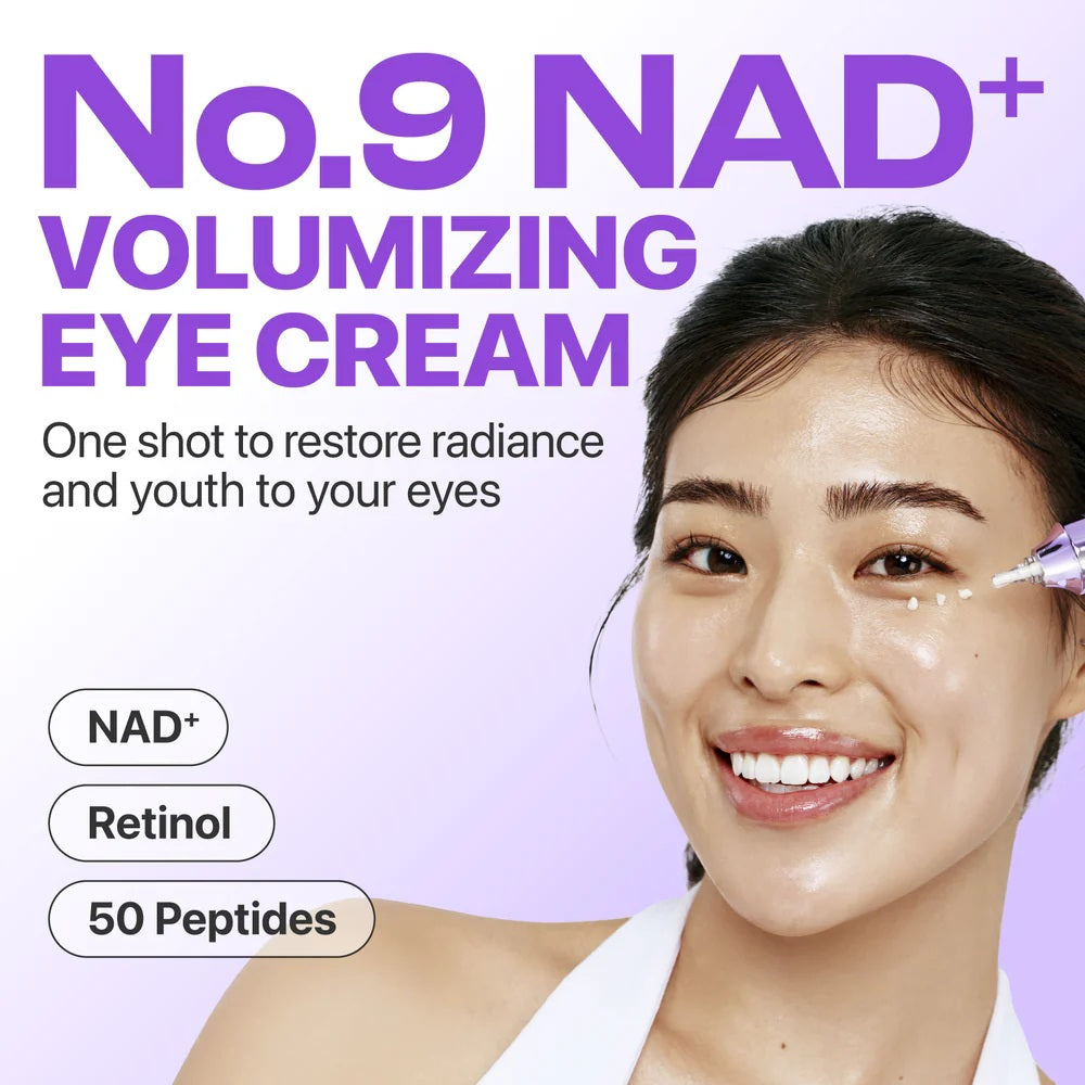 numbuzin No.9 NAD+ Retinol Volumetox Eye Cream paakiu kremas