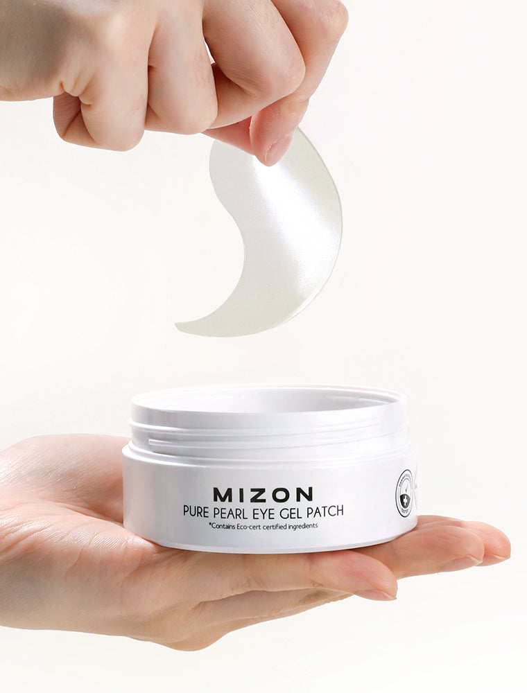 Mizon Pure Pearl Eye Gel Patch paakių pagalvėlės. Korėjietiška kosmetika Lietuvoje. Koreamour