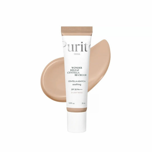 PURITO Wonder Releaf Centella BB Cream #21 Light Beige. Korėjietiška kosmetika