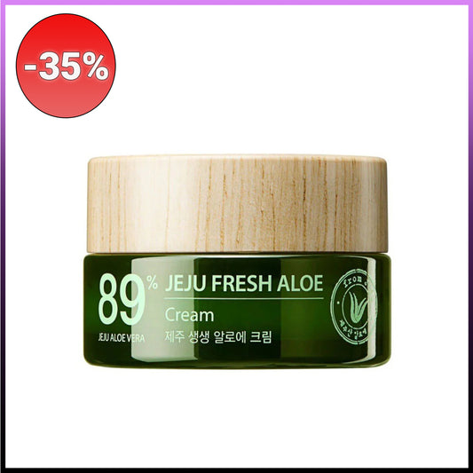 THE SAEM Jeju Fresh Aloe Cream veido kremas