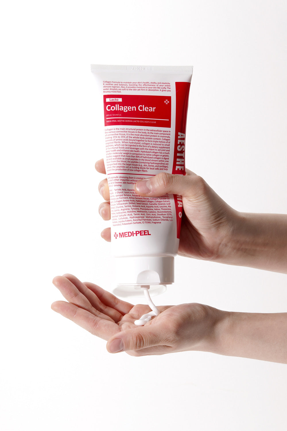 Medi-Peel Red Lacto Collagen Clear 2.0 veido prausiklis, 300ml