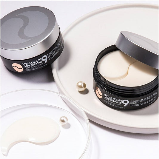 Medi-Peel Hyaluron Dark Benone Peptide 9 Ampoule Eye Patch. Paakiu pagalveles. Korėjietiška kosmetika Koreamour